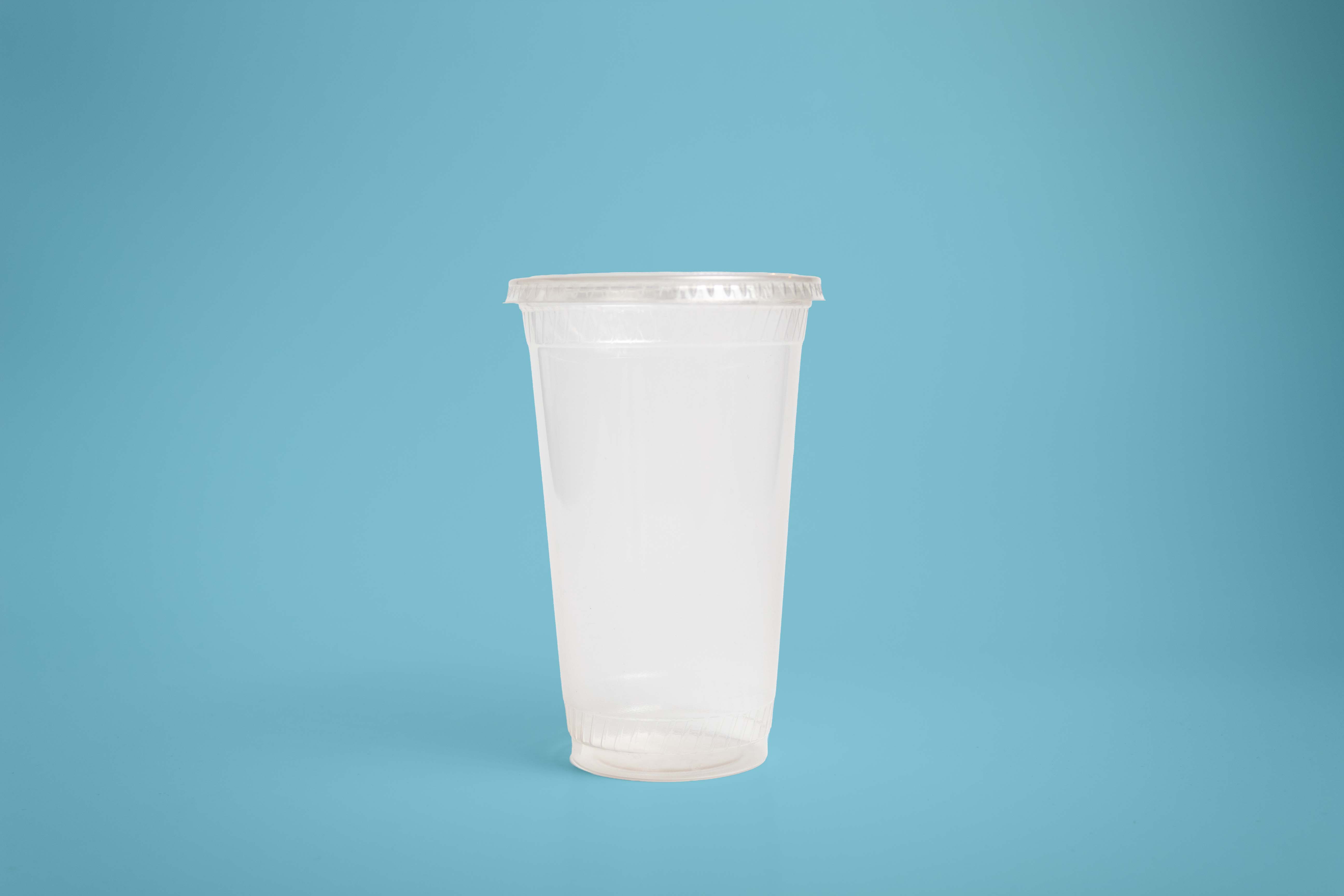 Tapa plana biodegradable vasos 16/20/24oz